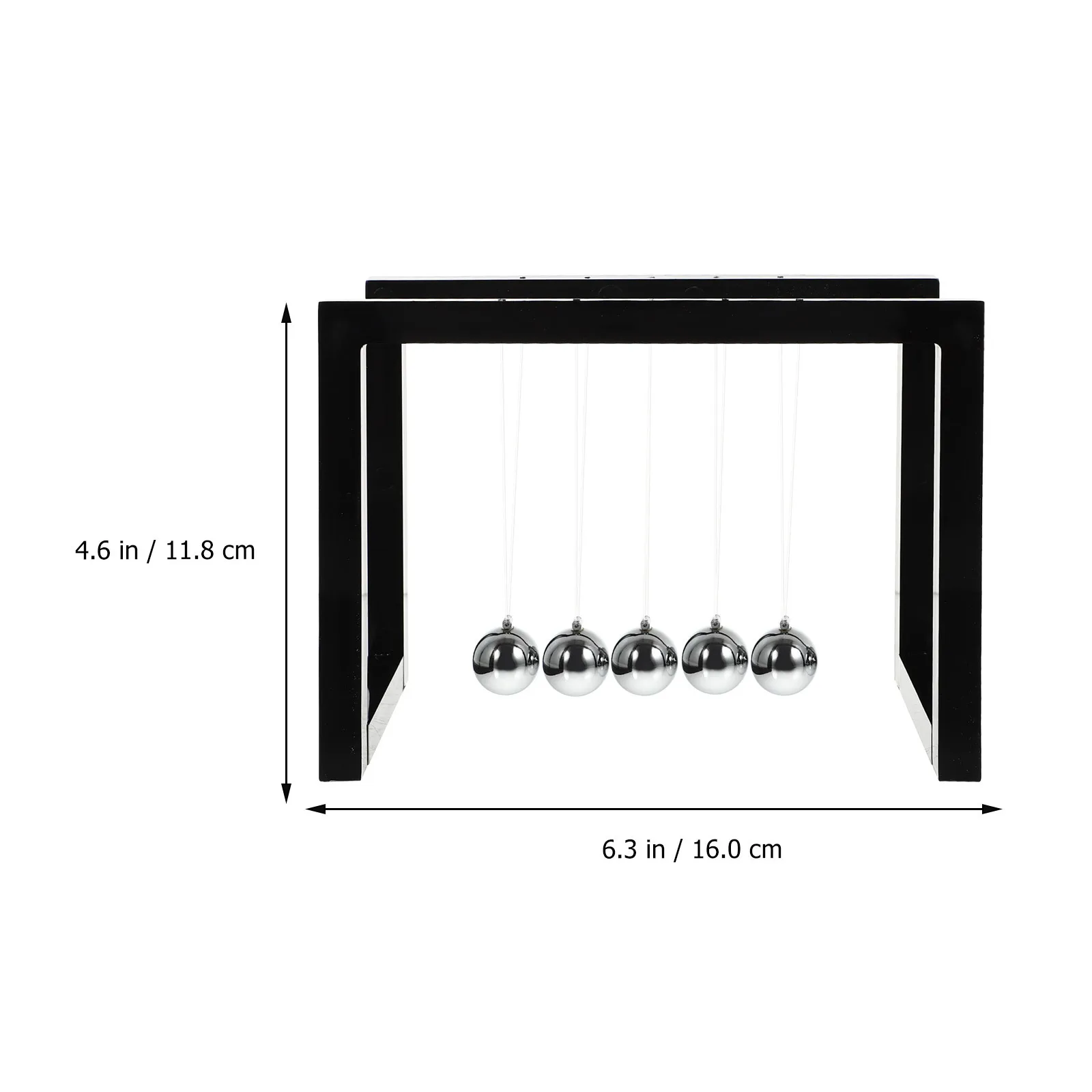 Energy Conservation Balance Ball Desktop Physics Ornament Scientific Education Decor for Office Home