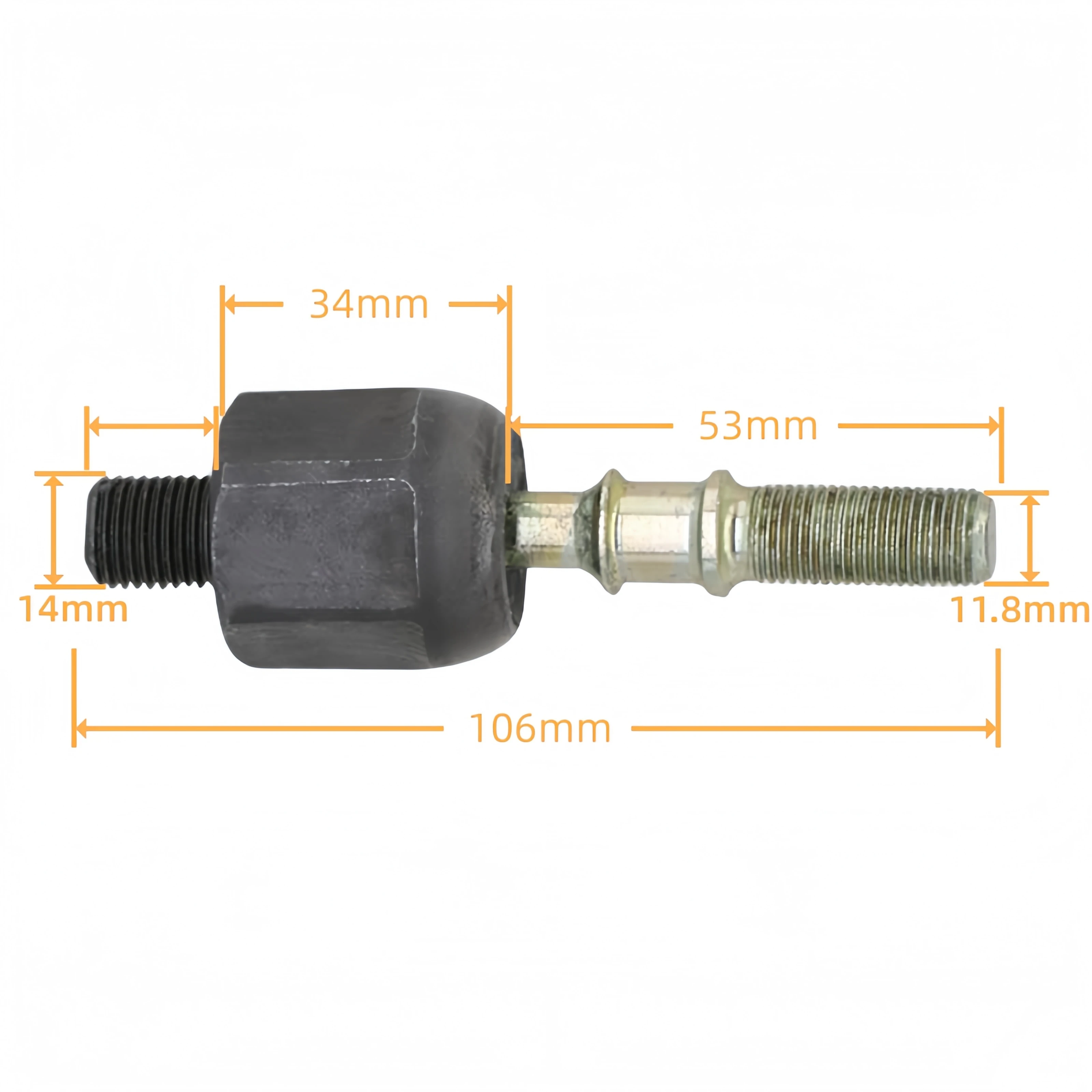 Suitable for Club Car Ds Steering Gear Inner Ball Joint Four-Wheel Electric Sightseeing Car Golf Cart Spare Parts 101880201