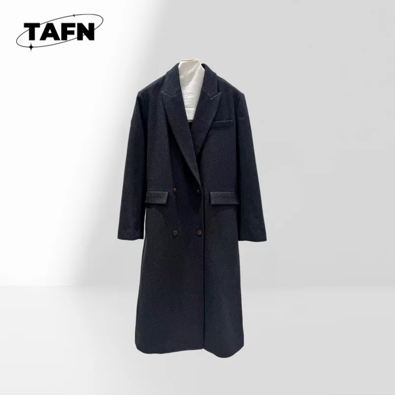 

Lightweight Windbreaker Jacket with Zipper Women's Minimalist Style Windbreaker Coat Women's Lapel Trench Coat AJ1810