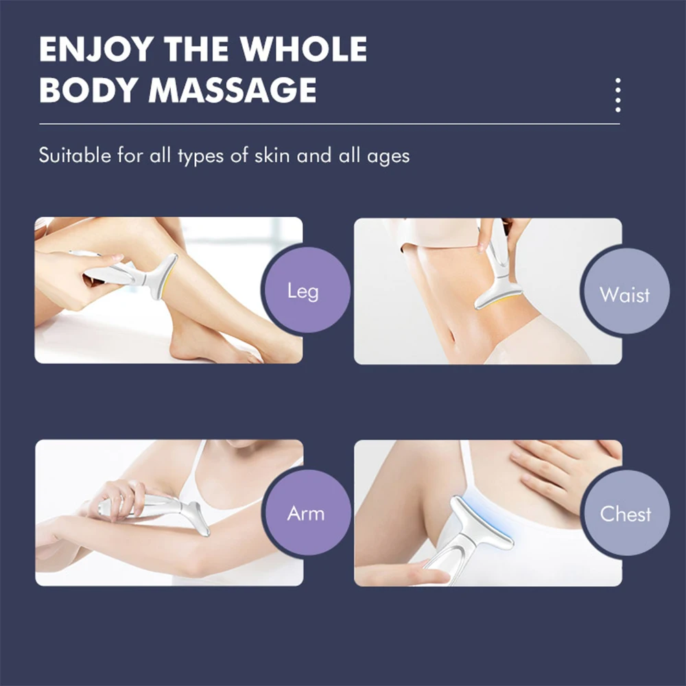 Ohio eur de cou chaud et froid, appareil de beauté, refroidissement du cou et du visage, lifting EMS, présidence, décolleté plus mince, double ruisseau, beverer, œdème, refroidisseur de peau