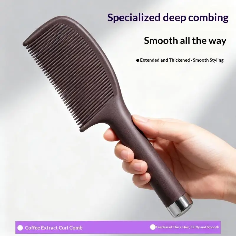 

1 шт. расческа для волос кофейного цвета, антистатическая, для распутывания волос, для женщин, расческа для укладки волос, инструмент для салона красоты