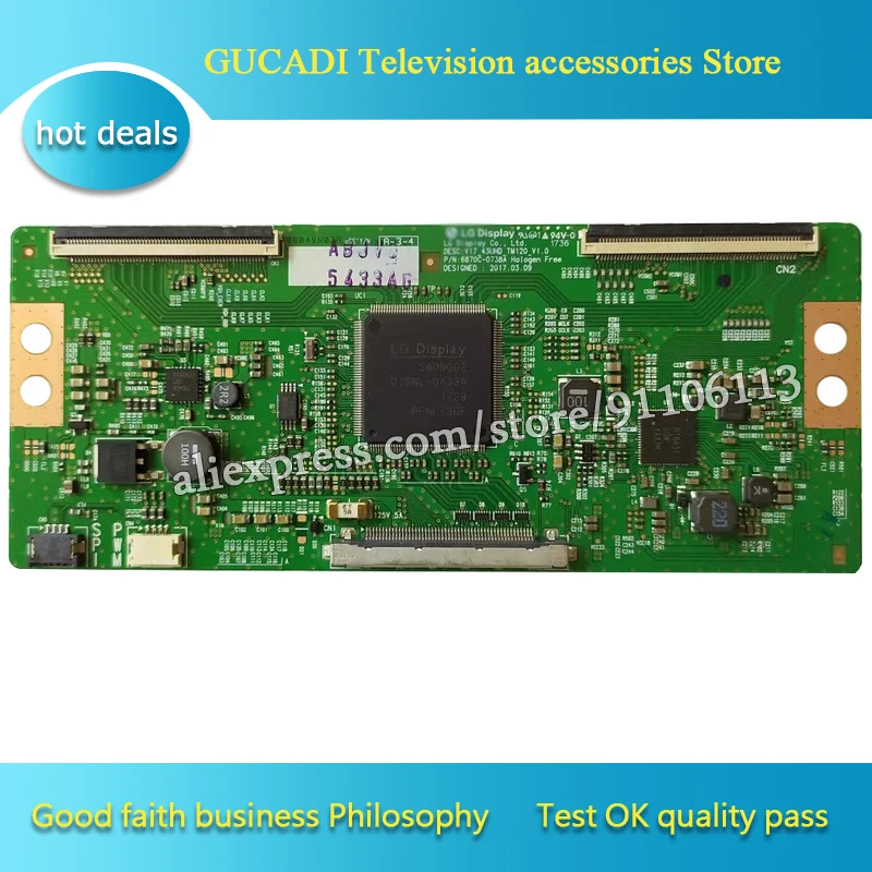 6870C-0738A Original T-con Board 6870C 0738A For TV 43'' 49'' 55'' Logic Board