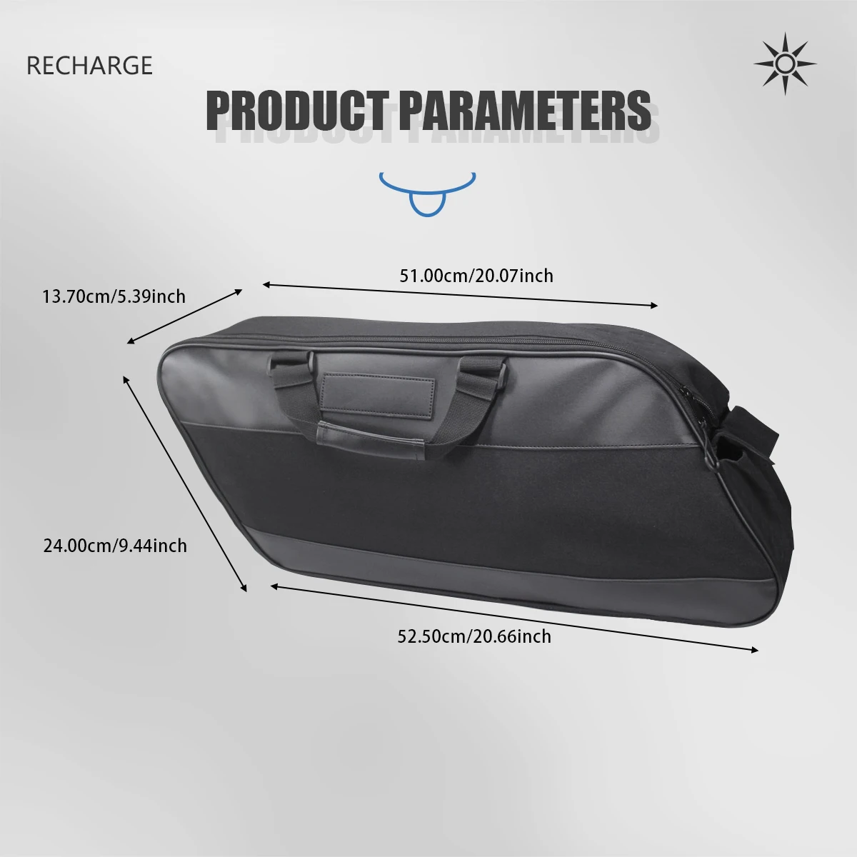 Motorcycle Saddle Bag Luggage Rack Liner Saddlebag Tool bag For Harley Touring Road King Electra Street Glide Ultra Tour 93-23