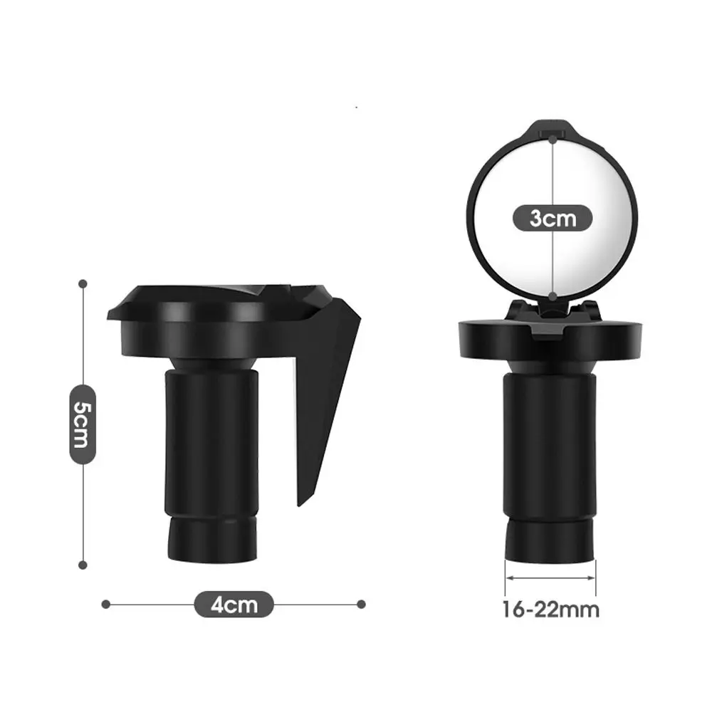 Rétroviseur flexible pour guidon de vélo, rotation à 360 degrés, 16-22mm