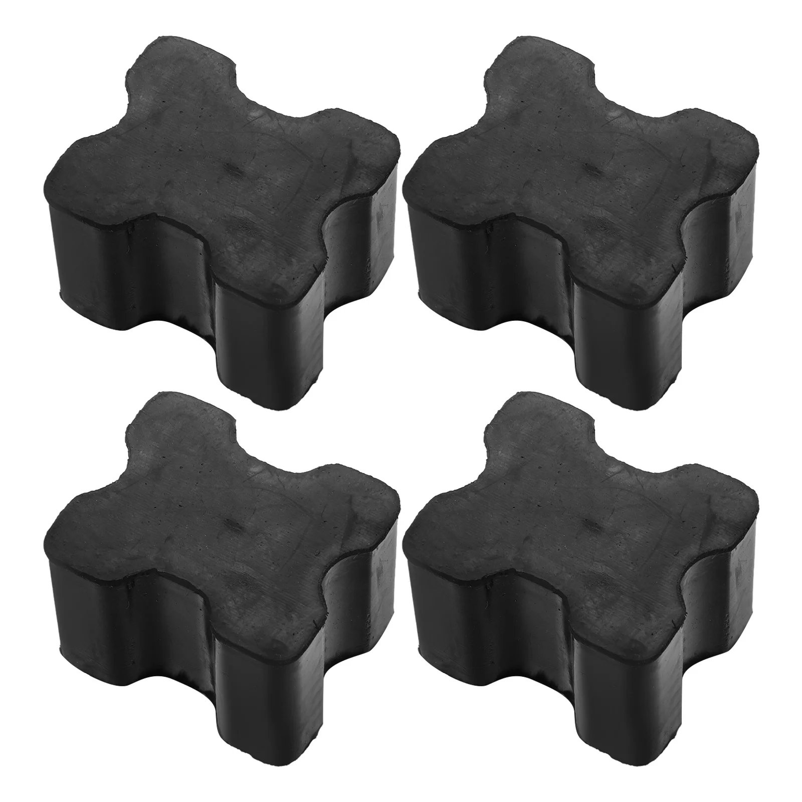 

4Pcs Black Spiral Spring Shock Absorber Pads Compatible for 1-1.5 Inch Coil Springs Vehicle Suspension Cushion for