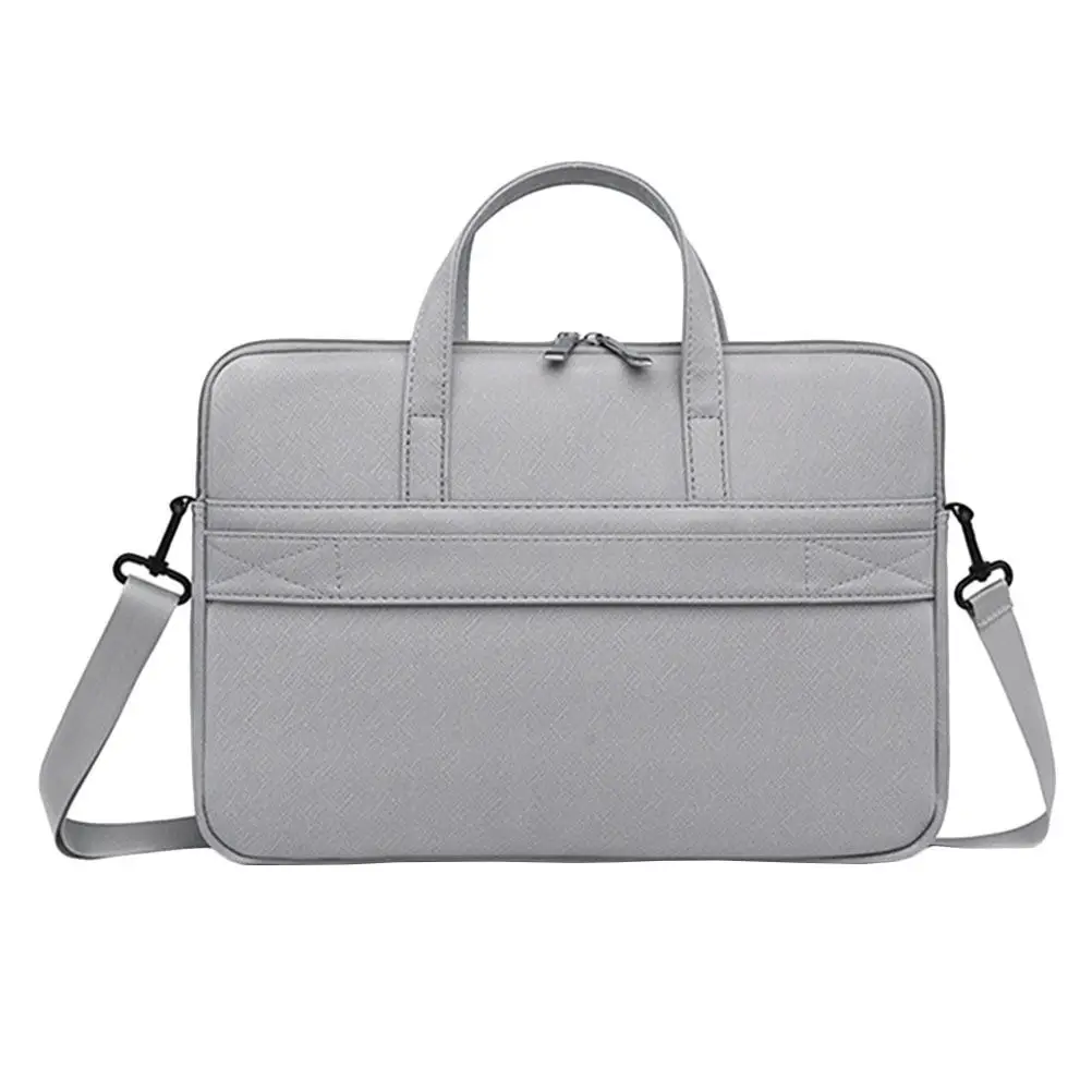 PU Waterproof Laptop Bag Business Tablet Computer Sleeve Portable Shockproof Notebook Storage Carrying Bag