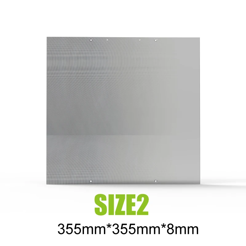 Mellow 300 MM/350 MM Voron 2.4 3D Printer 5A83 Precisie Gegoten Aluminium Bouwplaat 8mm Hot Bed voor Verminder Warmte Vervorming Broeinest