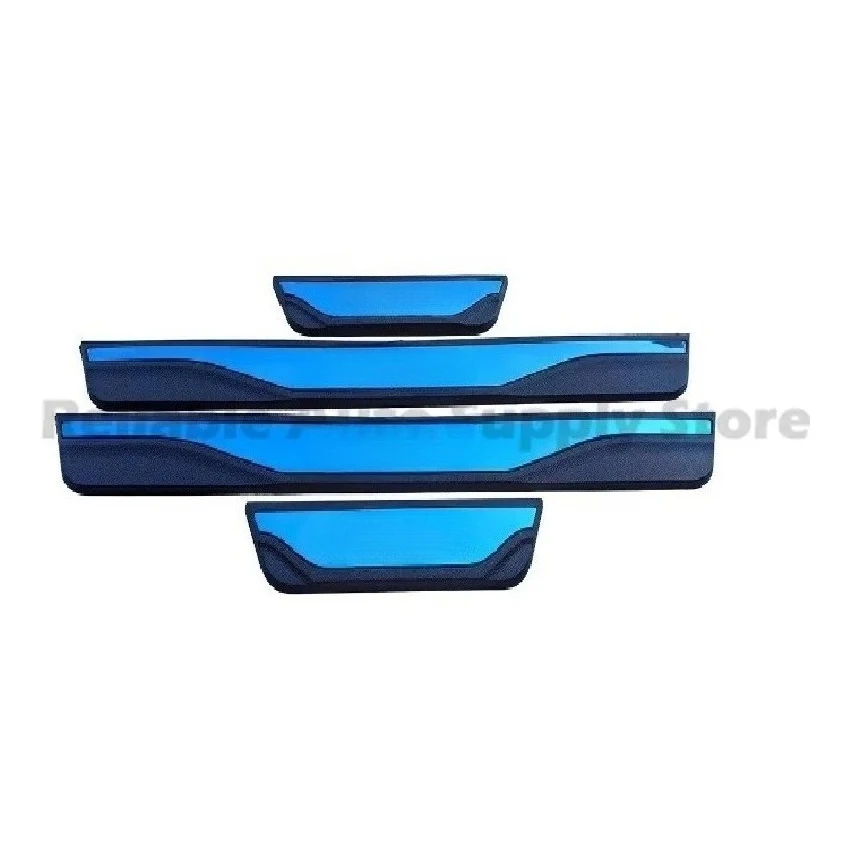 

Для Mazda CX-30 2019-2021 защита порога со светодиодной подсветкой, приветственная накладка, прочная устойчивая к царапинам декоративная отделка