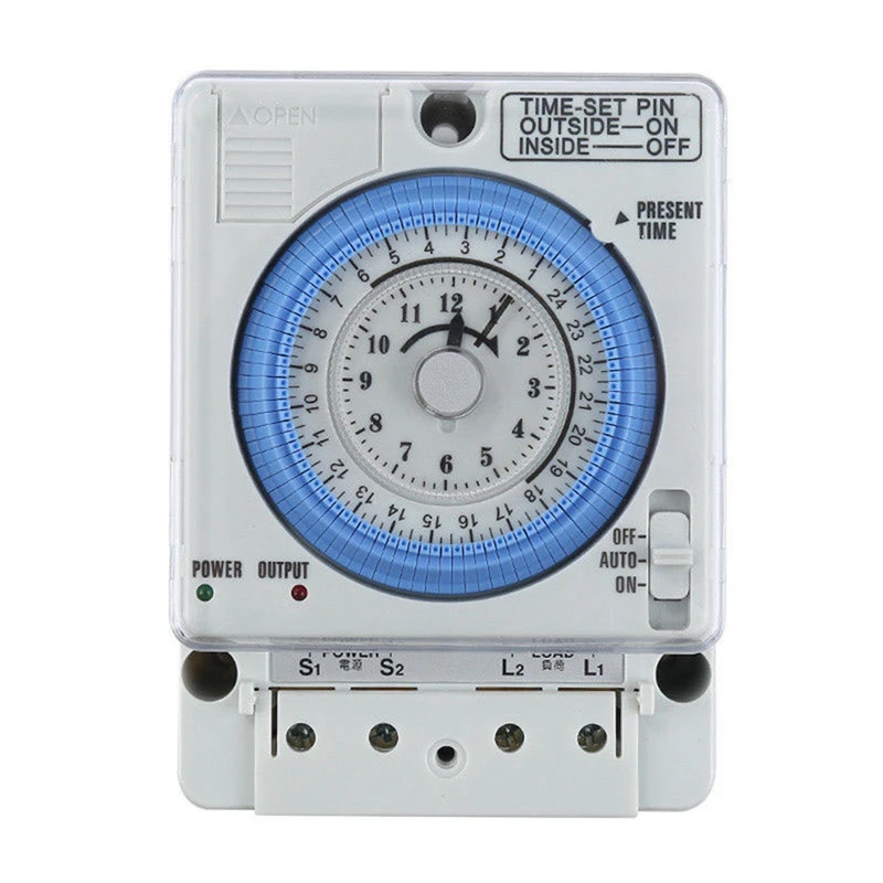 

4X New TB-388 Rectangle 15 Minutes / 96 Times Switch Timer Without Battery