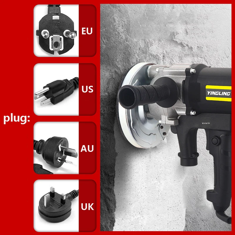 Electric Wall Scraper Concrete Refurbishment And polishing Machine Multifunctional Dust-Free And Dead Angle Wall Planer