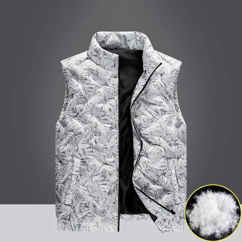 2023 New Vest Men's Autumn Winter Jacket Thick Vest Men's Sleeveless Coat Men's Warm Padded Women's Vest Holmes Plus Size M-5xl