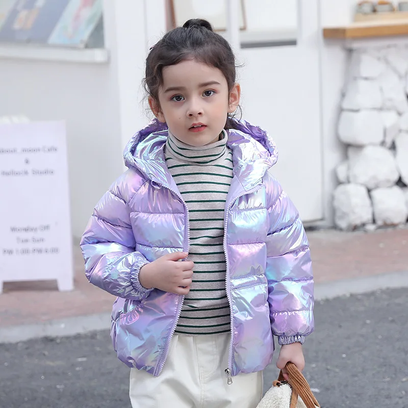 Girls Down Coat Jacket Cotton Outwear 2023 Letters Warm Thicken Winter Skiwear Windproof Plus Size Children\'s Clothing