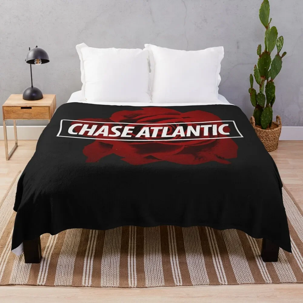 

Chase atlantic rose logo classic t shirt Throw Blanket Luxury Brand Luxury Designer decorative Soft Big Blankets