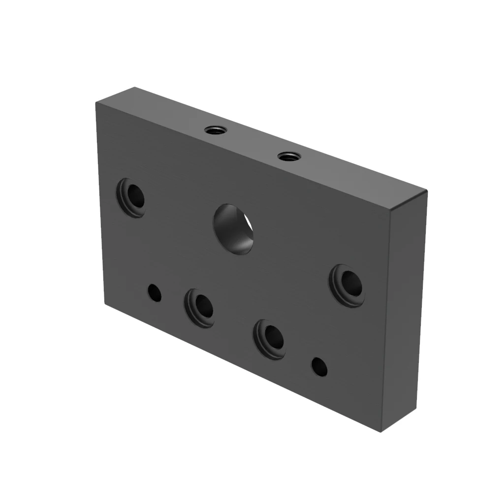 Openbuilds C-Beam End Mount Used for 2080 U Type Aluminium Profile Linear Railile Material Facemounting Plate 3D Printer