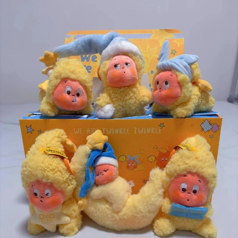 

Genuine New Pop Mart We Are Twinkle Twinkle Plush Pencant Series Blind Box Plush Pendant Doll Desktop Decoration Mystery Box