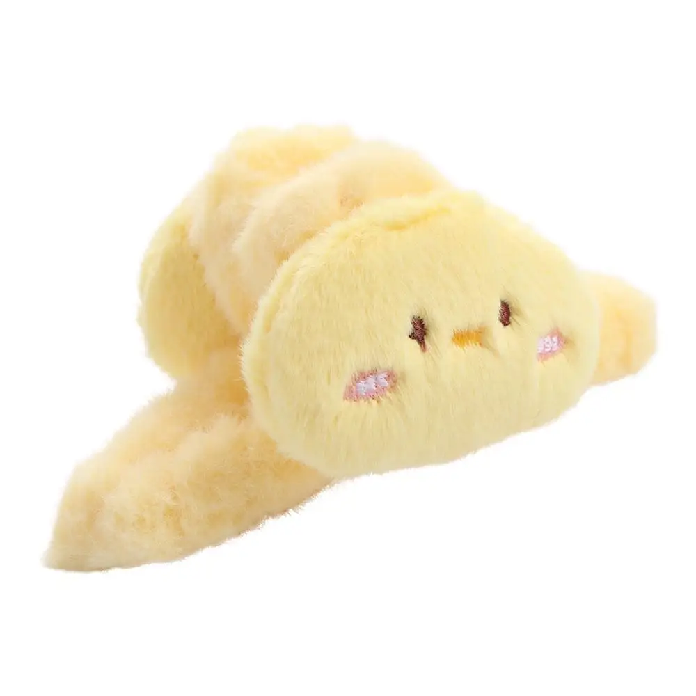 Elegant Doll Plush Panda Hair Claw Acrylic Frog Animal Shark Clip Large Size Headwear Winter Cross Hair Clip Wash Face