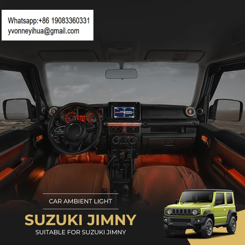 

Specific Ambient Light For Suzuki Jimny 4X4 Off Road Ac Vebt Door Trim Panel Interior Lighting System Upgrade Retrofitting