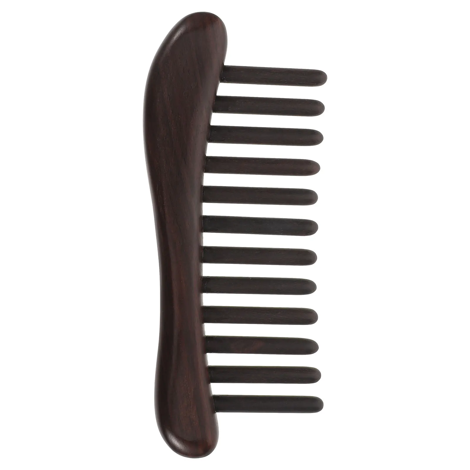 

1 Set Wide Tooth Natural Sandalwood Massage Comb Scalp Therapy Detangling Hair Brush For Thick Hair Wooden Head Massager Gua Sha