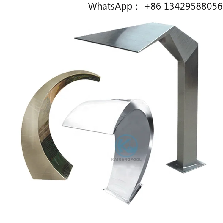 

304# Stainless Steel Material Massage Pool Equipment, Swimming Pool Waterfall