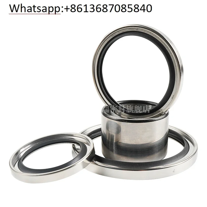 Stainless steel oil seal PTFE vacuum pump oil seal shaft seal- single double three lip  mouth