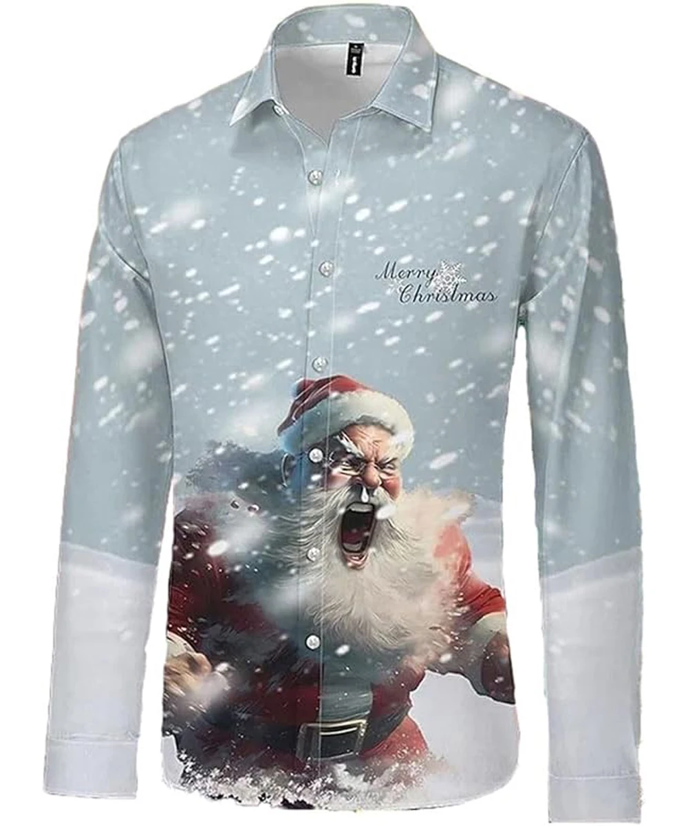 

New Men's Shirt Hawaiian Chain Shirt Beach Holiday Long Sleeve Plant Casual Christmas Shirt Dress Man Custom Shirt Man Designer