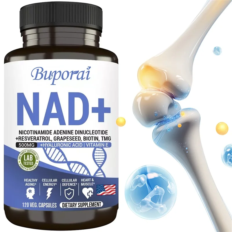 

БАДы с NAD+ - против старения, способствуют повышению энергии, улучшают здоровье клеток и кожи, нейропротекторы, улучшают сон.