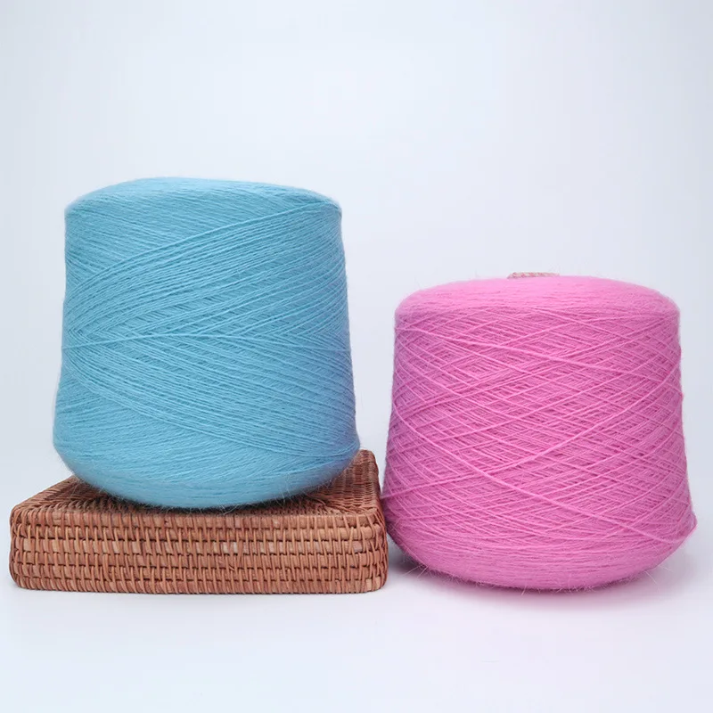 

1000g Cashmere Blend Wool Natural Undyed Soft Pure Cashmere Yarn for Hand Knitting Weaving Worsted High Quality Knitting Yarn