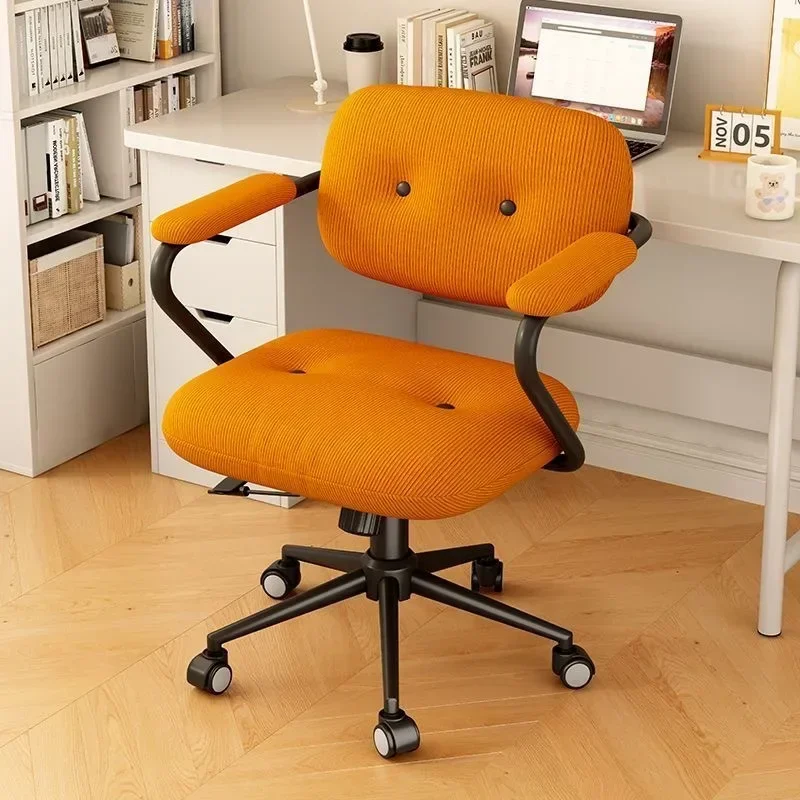 New Chair Home Comfortable Sedentary Study Office Chair Bedroom Light Luxury Makeup Chair Simple Lifting Desk Computer Chair