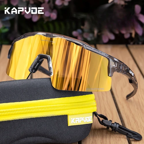 Kapvoe gafas fotocromáticas para ciclismo, gafas de sol para montar en bicicleta de montaña y patinaje, gafas de pesca polarizadas UV400, gafas para hombre y mujer