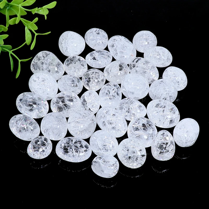 Natural Gravel Stone Crystal Quartz Chakras Healing Crystals Lucky Clear explosive Gemstone Mineral Home Aquarium Decoration