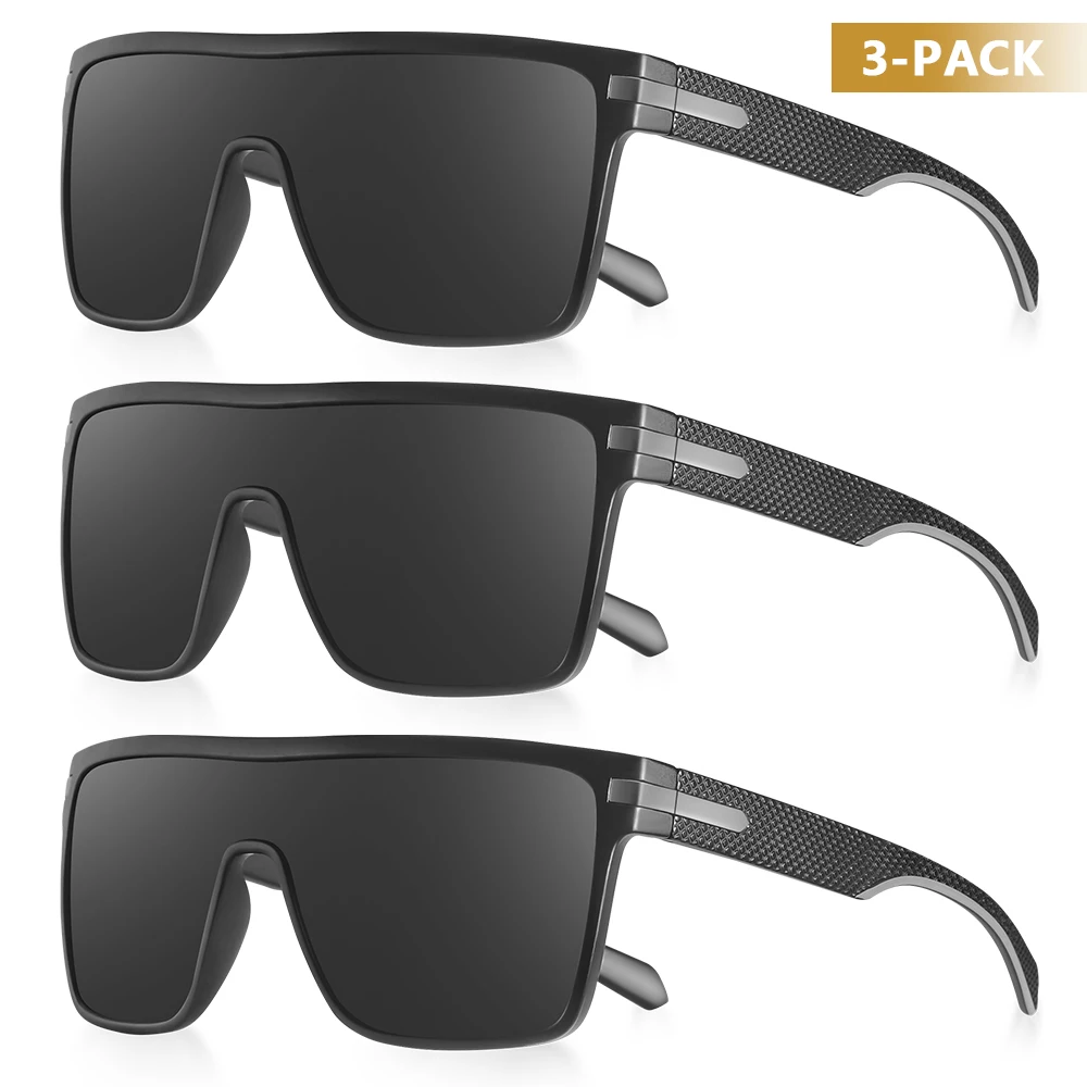 CRIXALIS Mode Gepolariseerde Zonnebril Voor Mannen Vierkante Oversized Anti Glare Driver Spiegel Zonnebril Vrouwen UV400 Bril Mannelijke