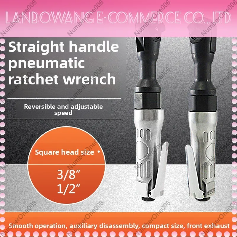 Heavy Duty Pneumatic Ratchet Wrench Right Angle Air Wrench Quick Pneumatic Air Gun Tool for Auto Repair Mechanical Operation