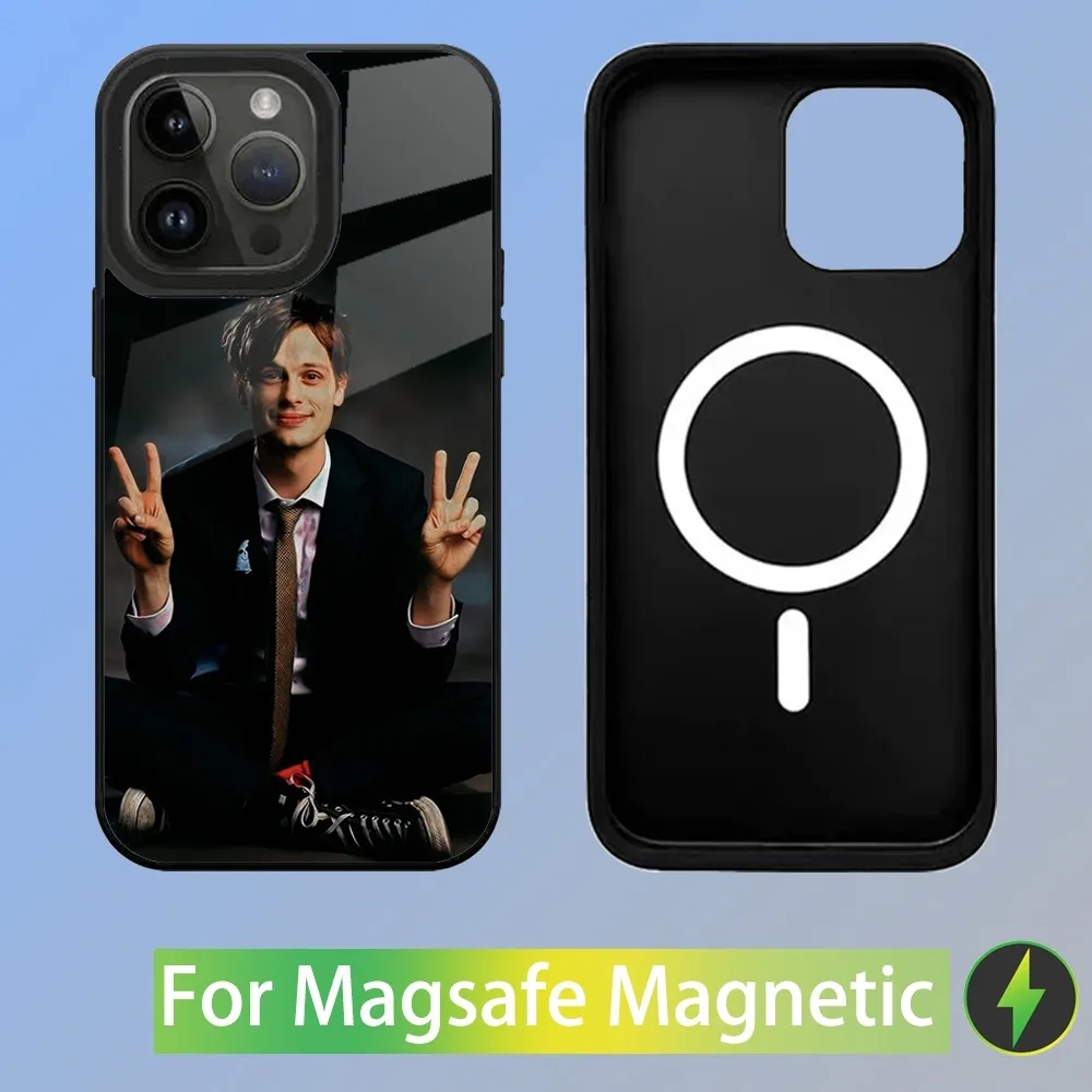 Matthew Spencer Reid Phone Case For iPhone 16,15,14,13,12,11,Plus,Pro,Max Mini Magsafe Magnetic Wireless Charging