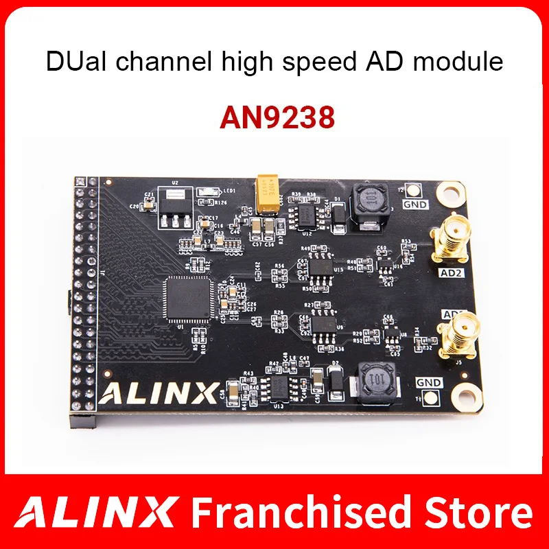 Alinx Dual-Channel High-Speed Ad Analog Signal to Digital Signal Module FPGA Development Board Supporting Module An9238