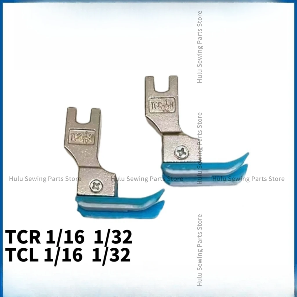 10PCS Tcr1/16 Tcl1/16 Tcr1/32 Tcl1/32 Plastic High and Low Presser Foot Tcl Tcr Right and Left Pressure Foot for Lockstitch Sew