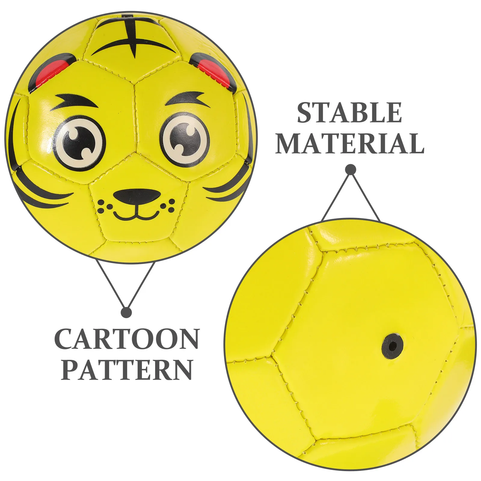 การ์ตูนฟุตบอลฟุตบอลขนาดเล็กเด็กกีฬาในร่มของเล่นสําหรับทารก Pu เด็กเด็กกลางแจ้ง