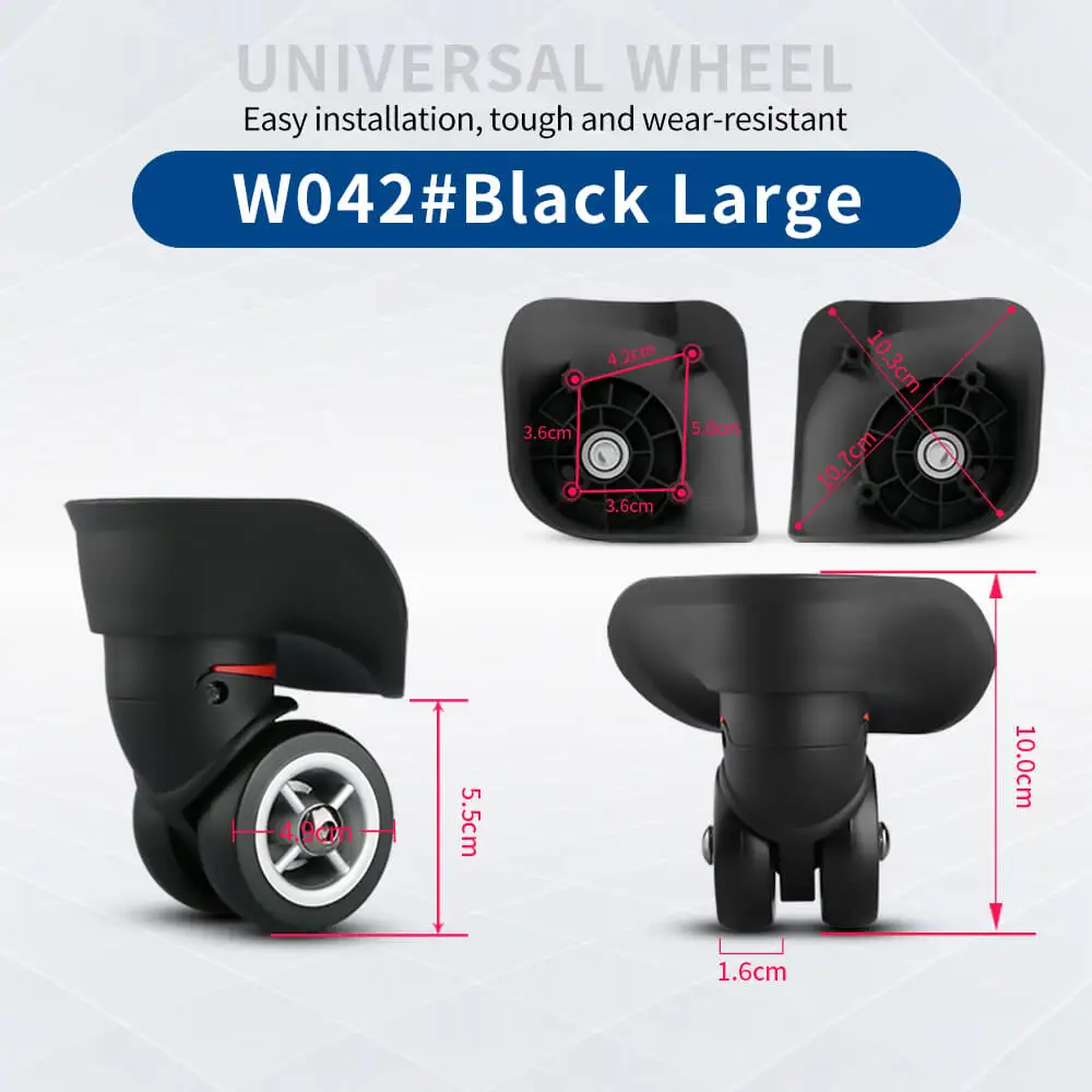 Hongsheng Koffer Universalrad Trolley-Rad Zubehör Passwort-Reisekoffer Geräuschlose Universalräder zur Reparatur und zum Austausch – Detail 8