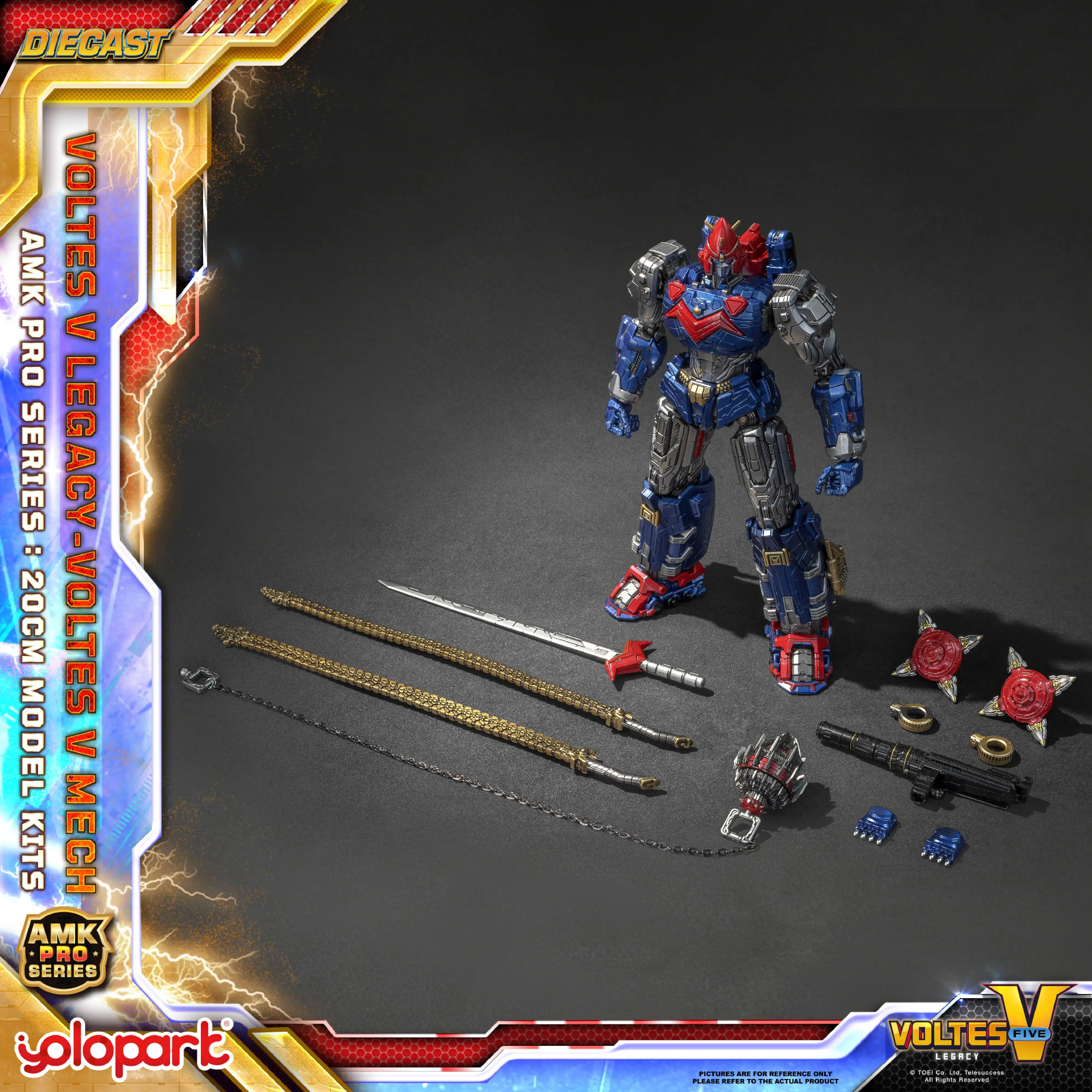 YOLOPARK AMK PRO Series Voltes - đánh giá và giá Model Kit Yolopark