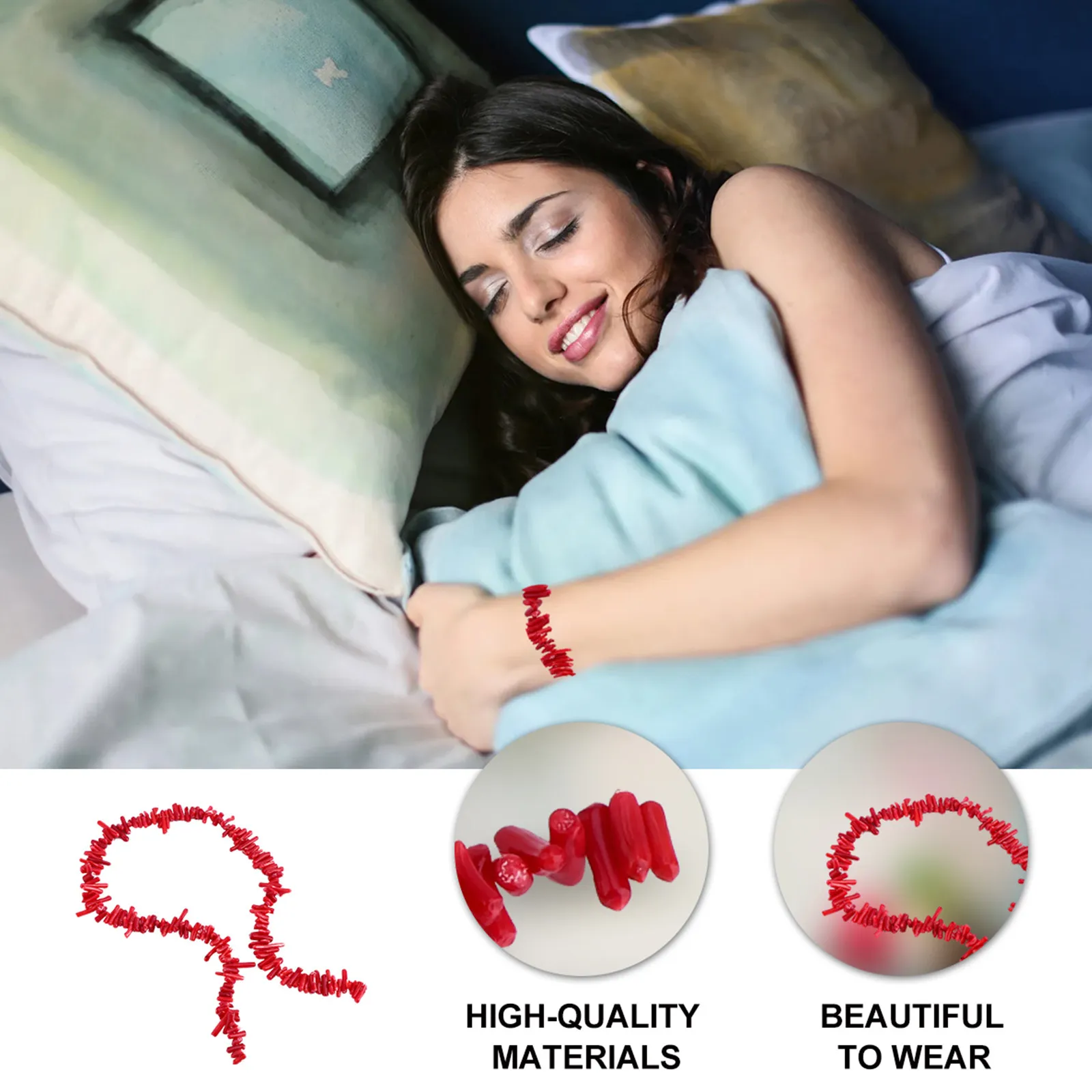 

120Pcs DIY Beads Kit Exquisite Irregular Shaped Resin Spacer Beads for Handmade Jewelry Bracelet Necklace Crafting