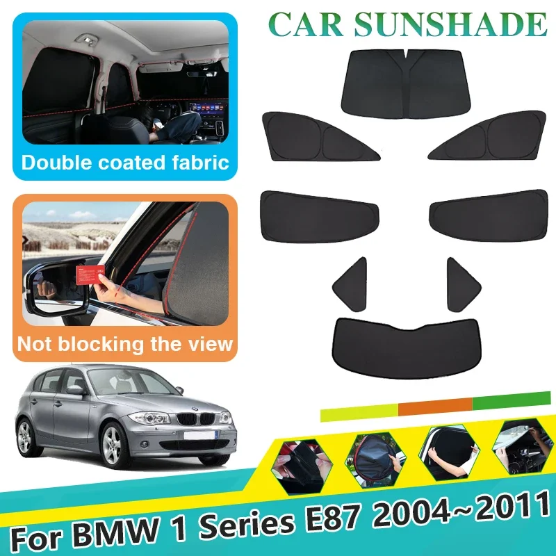 

Anti-UV Car Window Foldable For BMW 1 Series E87 2004~2011 Hatchback 2005 2006 Car Sun Sunscreen Sunshade Cover Auto Accessories