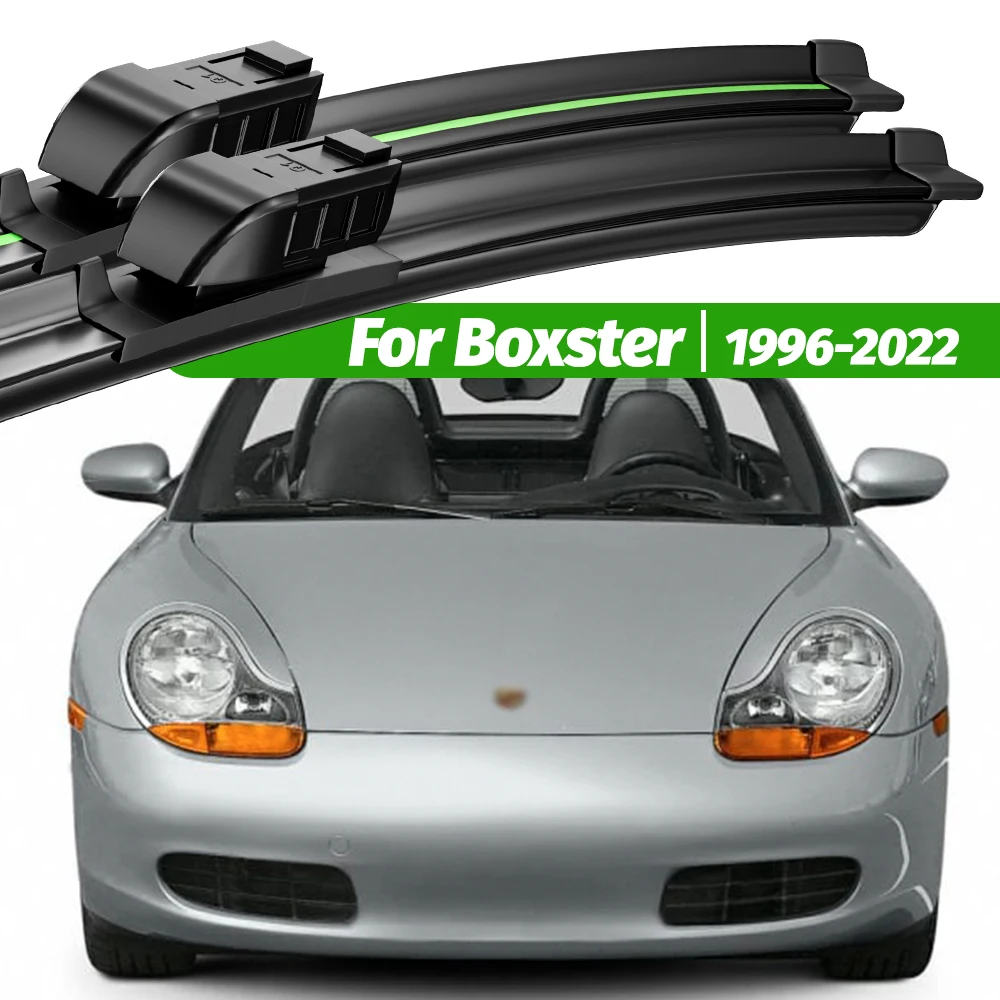 

For Porsche Boxster 986 987 981 982 1996-2022 2pcs Front Windshield Wiper Blades 2012 2015 2016 Windscreen Window Accessories