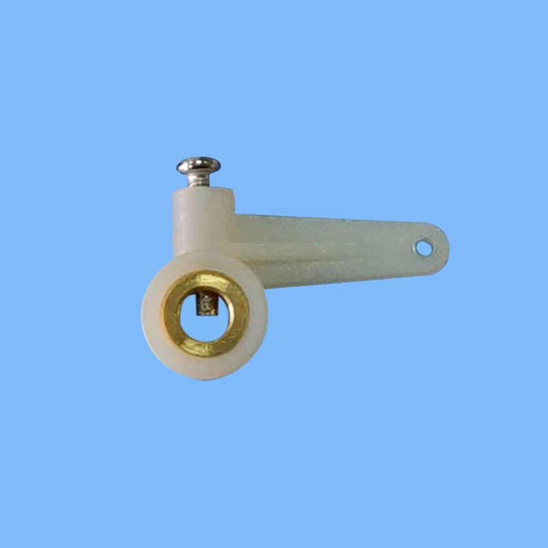 1pc Aperture 4.5/5/5.5mm Steering Single Arm 1/2 Arm With Screw For Electric RC Airplane Foam Model Replacement Accessories