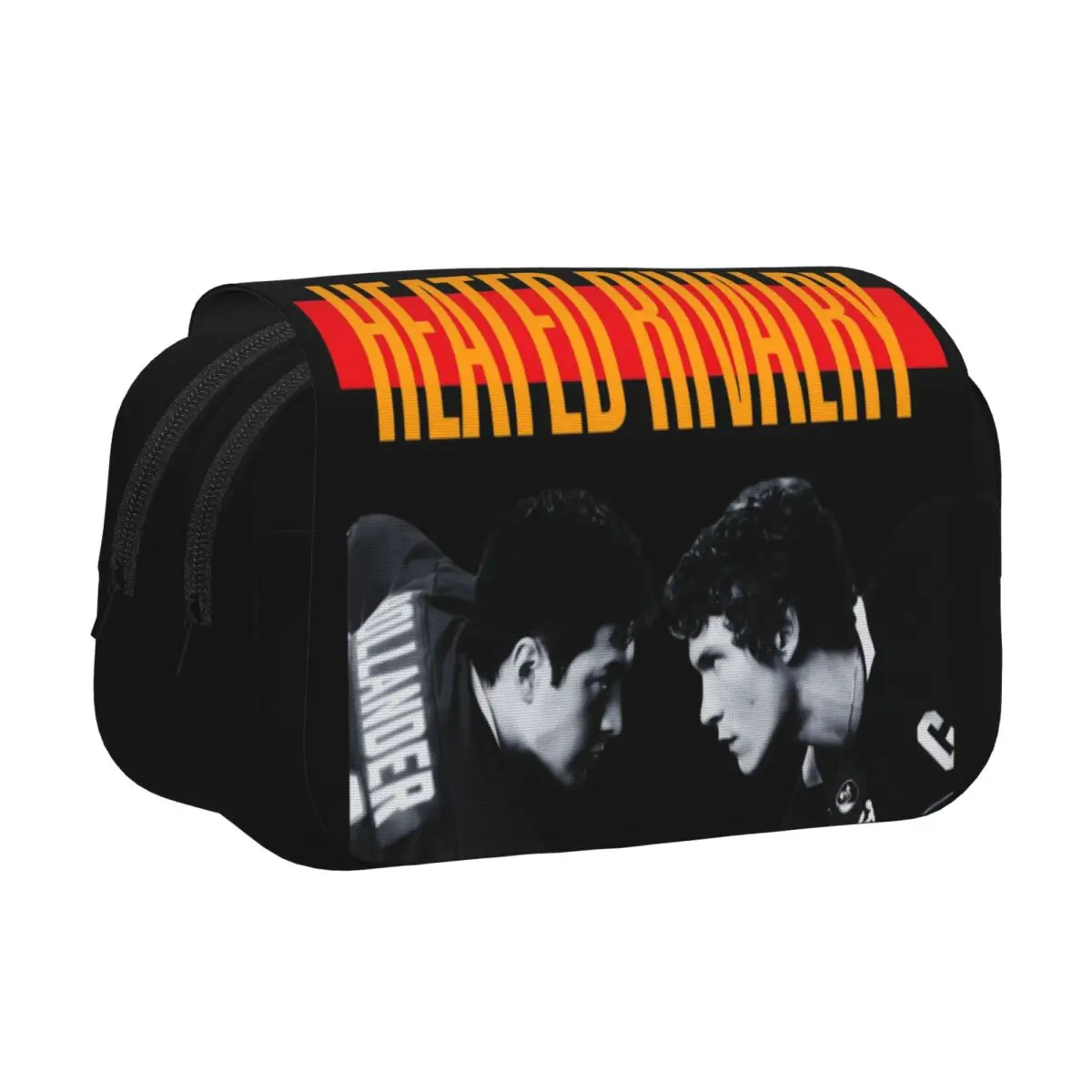 

Double Clamshell Pen Case Heated Rivalry Romantic Romance Pencilcases Pen Holder Pencil Bags School Supplies Gifts Stationery