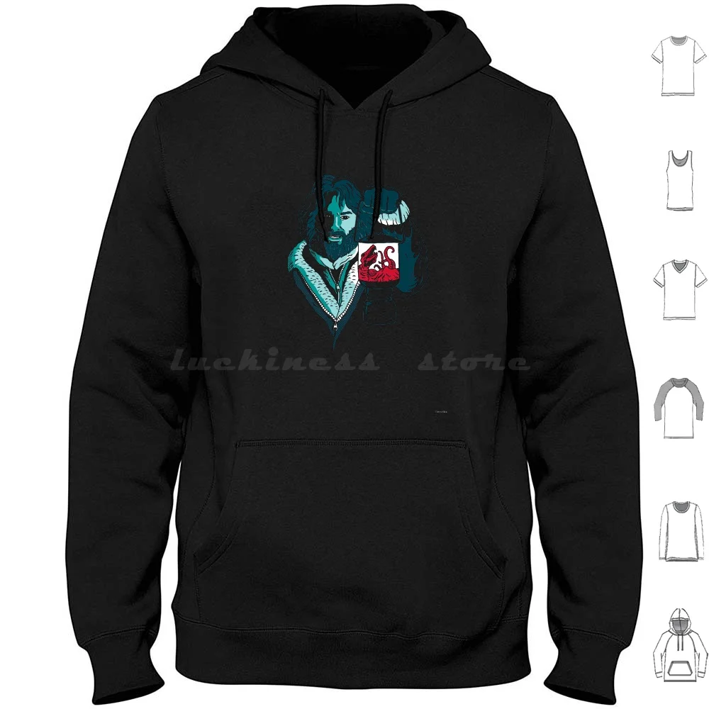 Rj Hoodies Long Sleeve Horror Scifi Thing Carpenter 80s Retro Vintage
