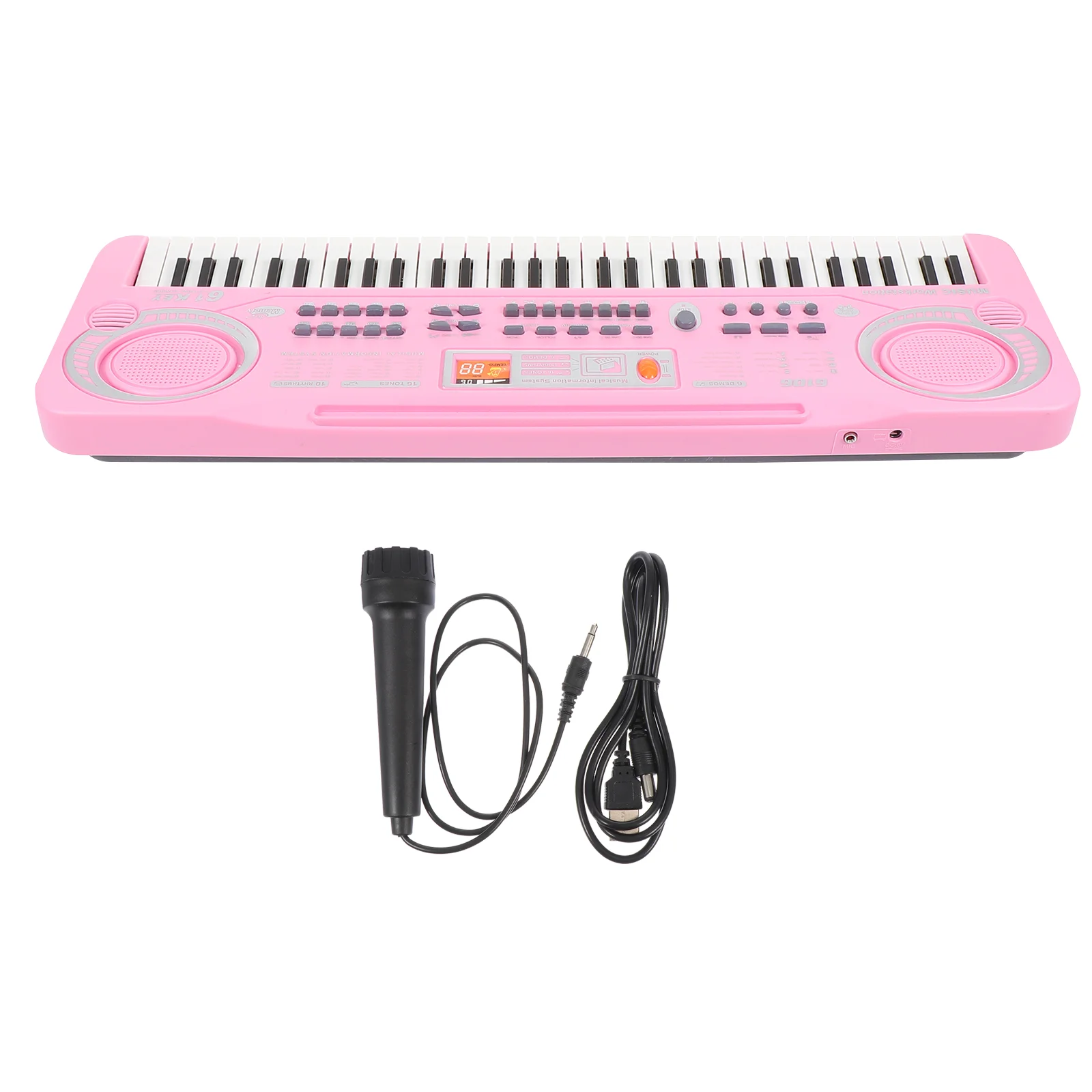 

1Pc Plastic Simulation Piano Plaything Multi-functional Children Piano Toy (Pink) Plastic Simulation Piano Toy