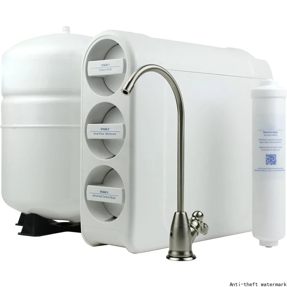 2025Reverse Osmosis Water Purification System - High-efficiency under-sink RO water purifier, removing up to 99.99% of fluoride.