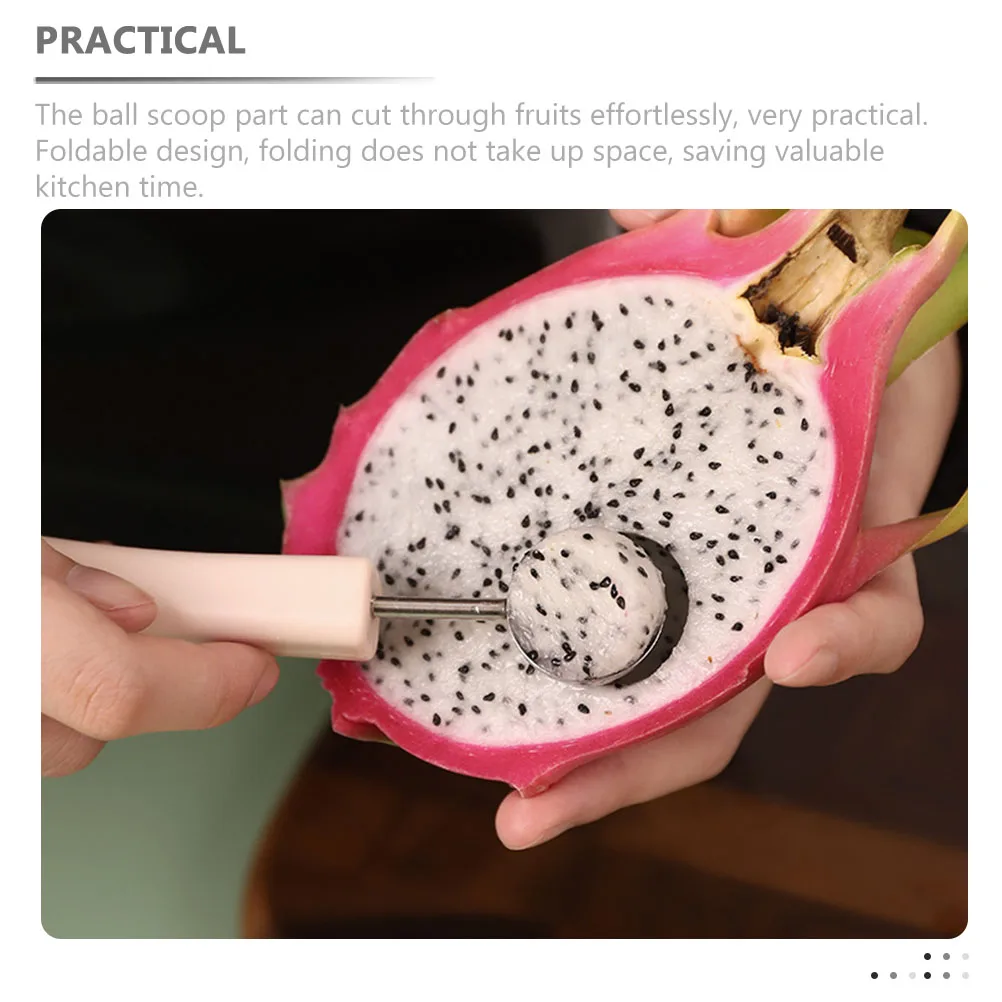 Juego de herramientas para tallar frutas, sandía y melón 3 en 1, utensilios de cocina, herramienta de cocina helada, crema, ensalada, fabricante de frutas