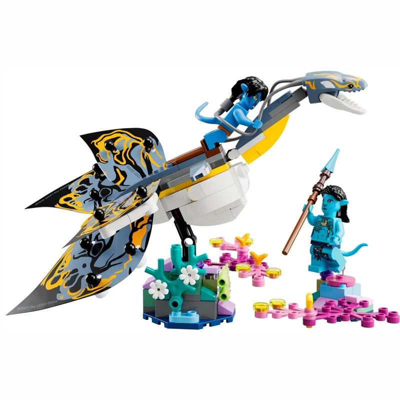 LEGO 75575 Avatar Avatar Ilu Discovery The Way of Water Film Construction Toy Set to Collect with Fantasy Creature, Decoration f