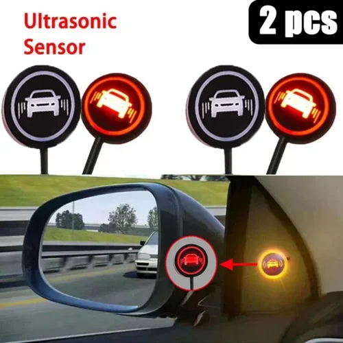 Sistema de detección de radares de punto ciego para coche, luz de advertencia, Micro Sensor, cambio de carril, asistencia de conducción, Sensor de Radares inverso, 2 uds.