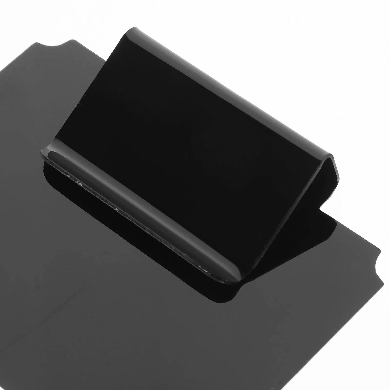 10 Pcs Chalkboard Label Clip Erasable Price Tag Basket Labels for Storage Bins ganizing Cube PVC Black Sign Rack Display